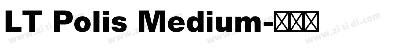 LT Polis Medium字体转换